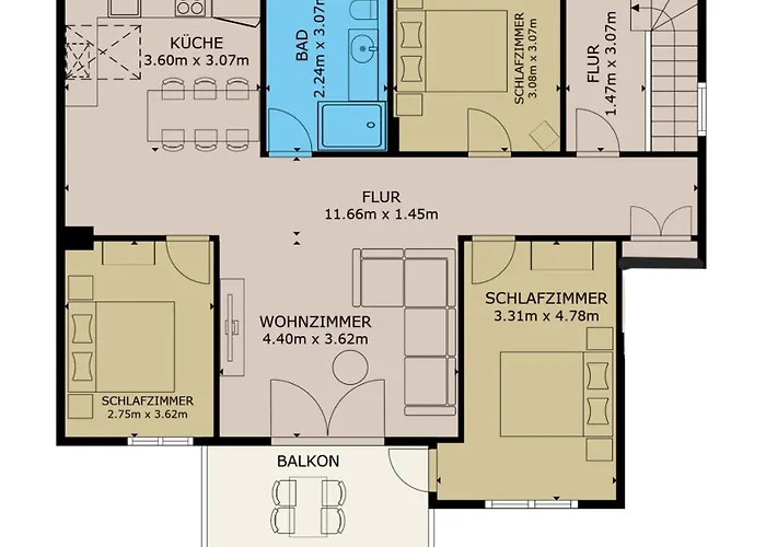 Stilvolle 4.5 Nahe Der Talstation Vella